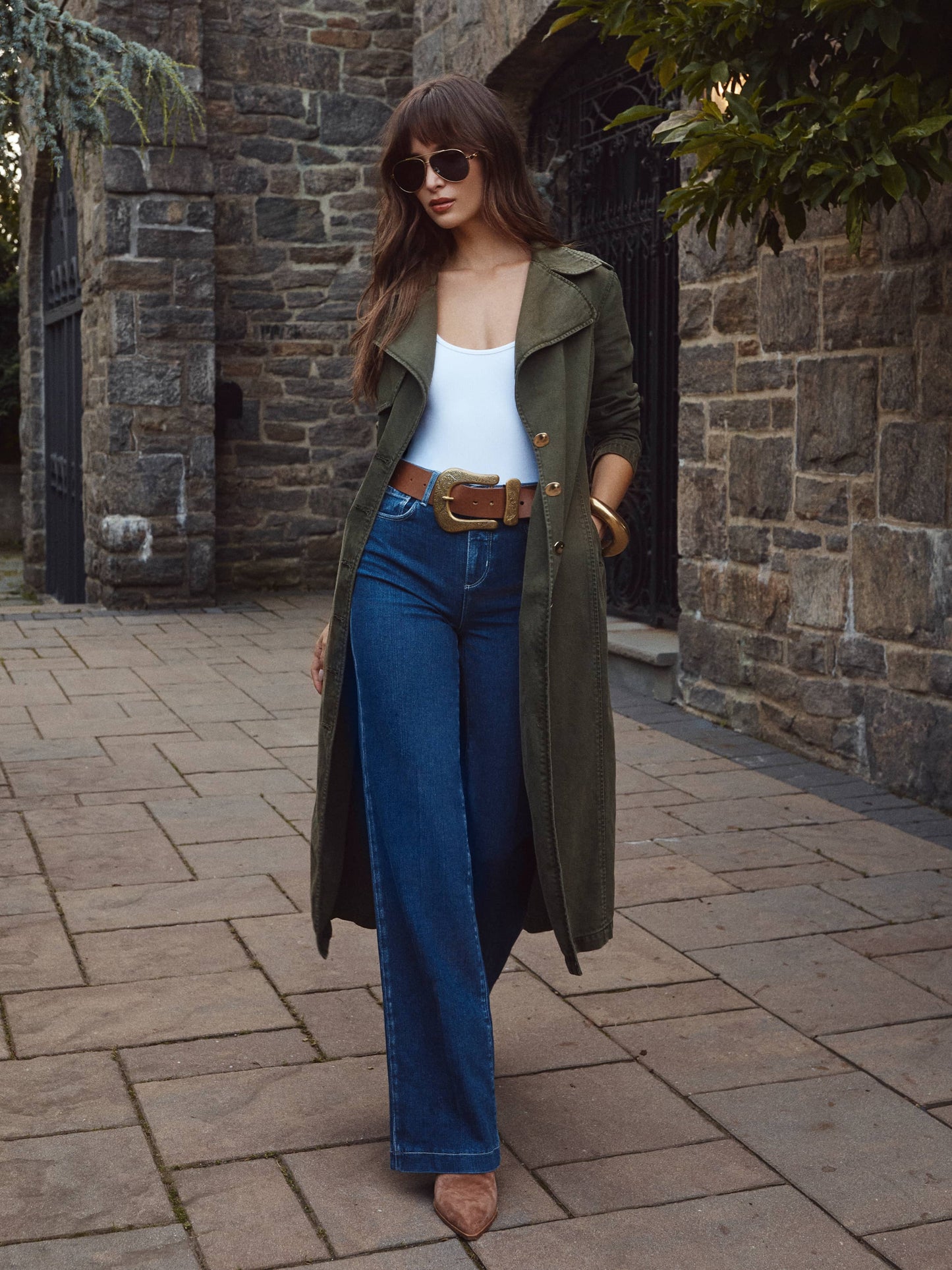 Zavia Denim Trench Coat