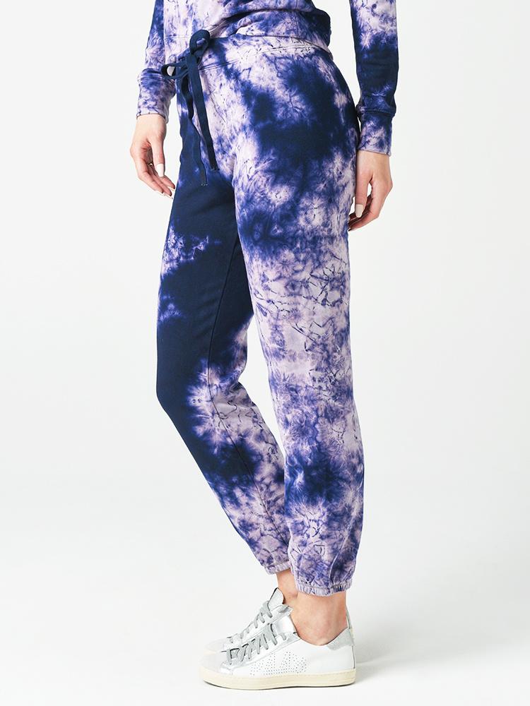 Stateside Women's Tie Dye Viscose Fleece Pant