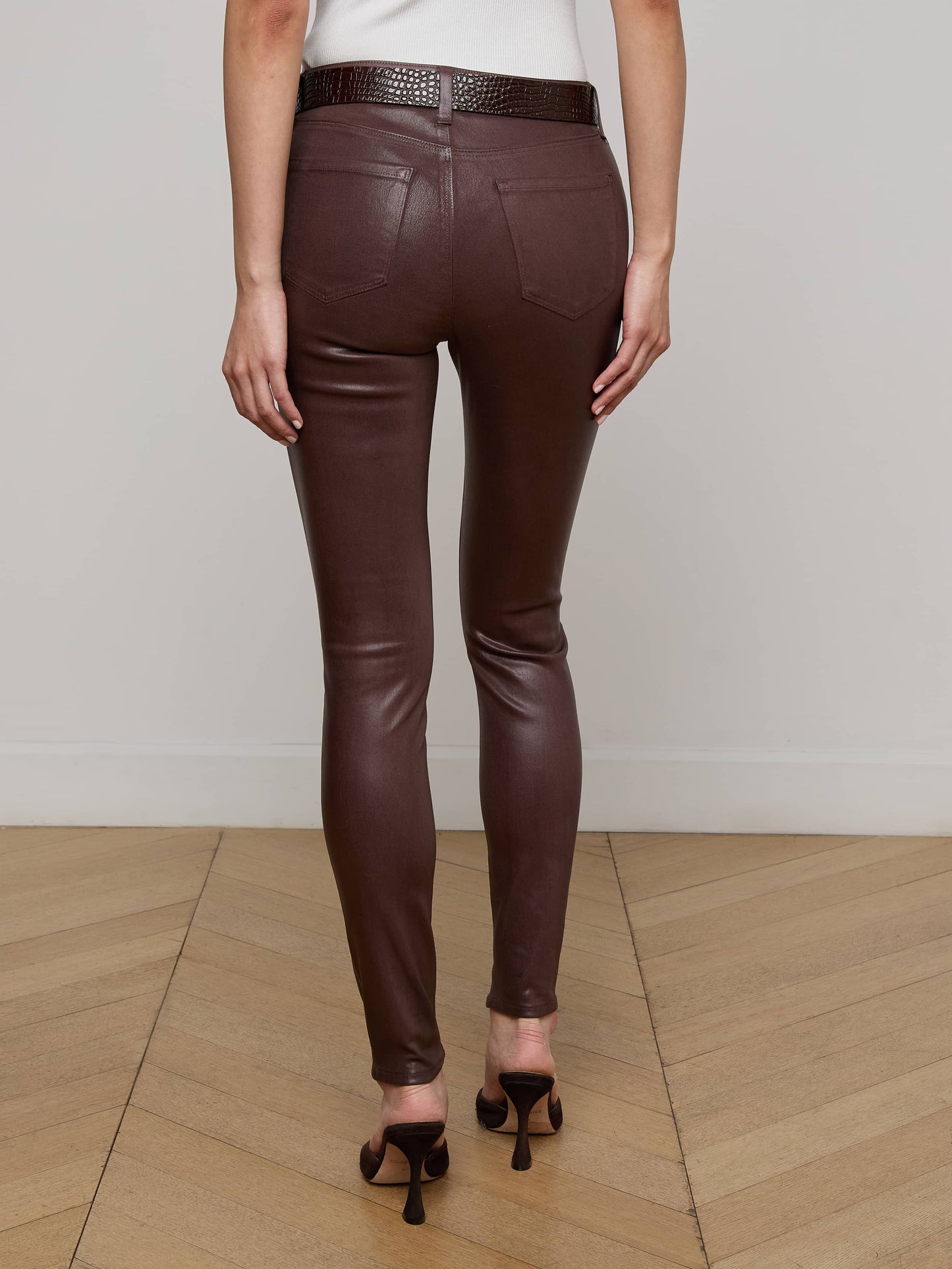 Marguerite Coated Skinny Jean