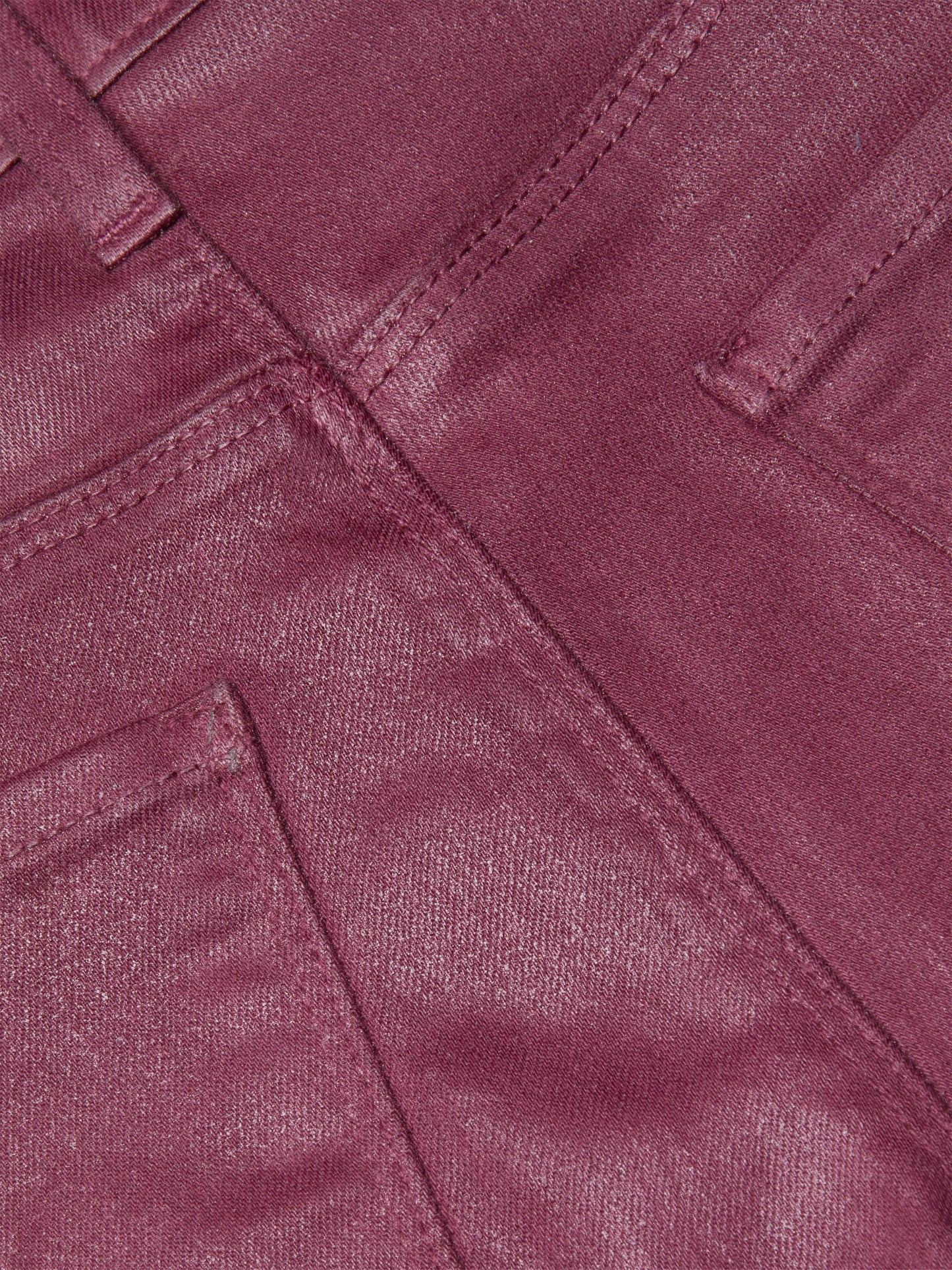 Kendra Coated Cropped Flare Jean