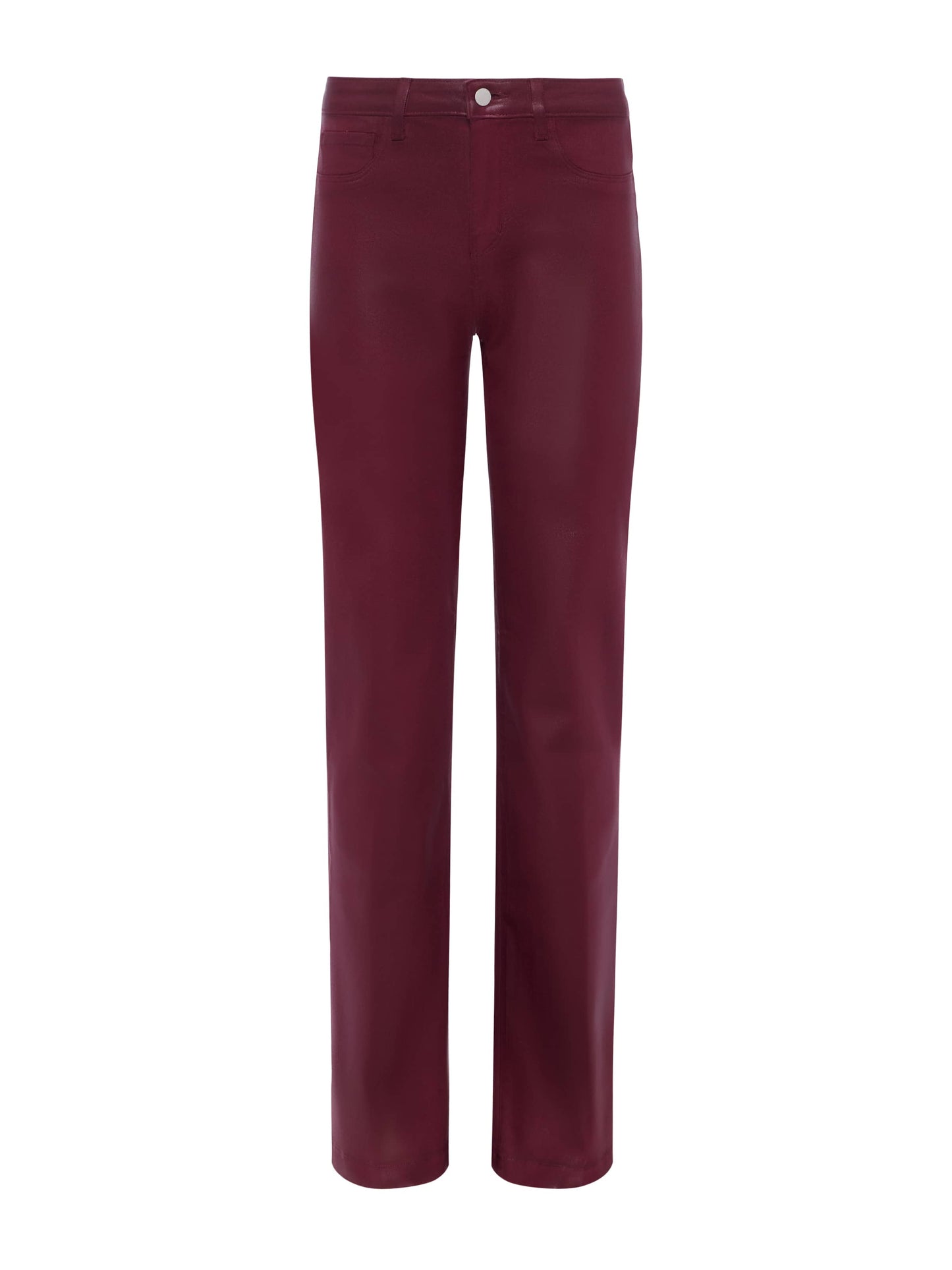 Clayton Coated Wide-Leg Jean