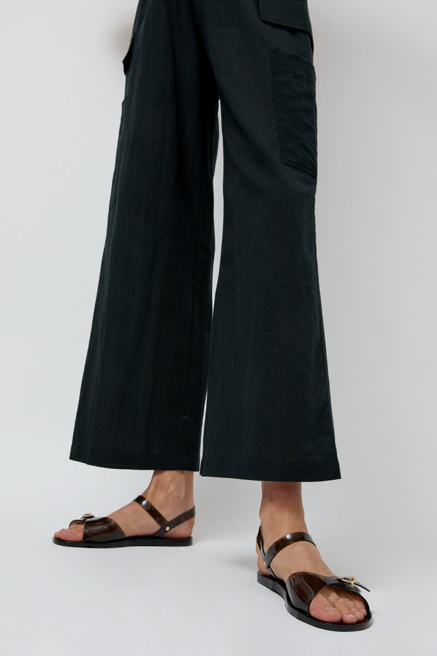 Ancient Greek Sandals Irini Jelly Sandal in Black