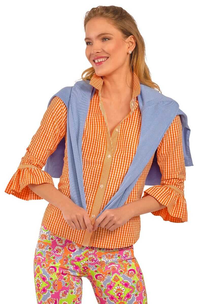 Priss Blouse - Gingham