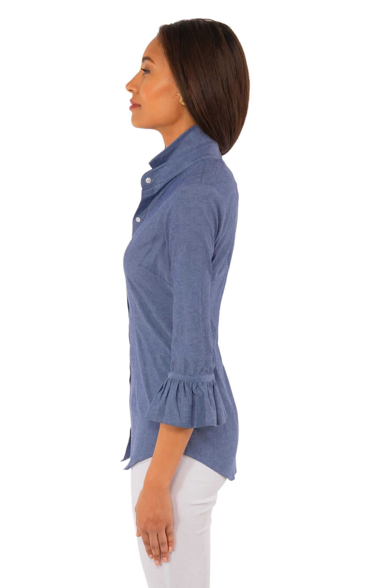 Priss Blouse - Chambray