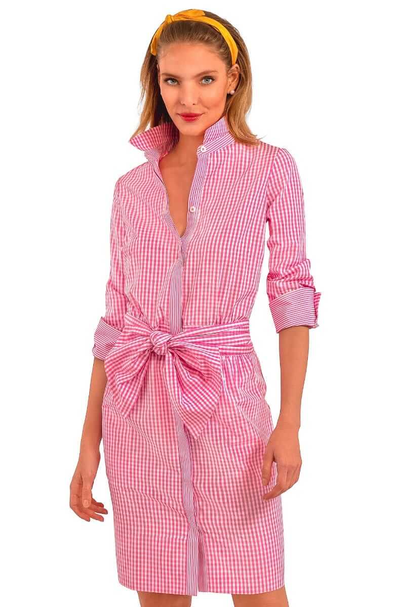 Breezy Blouson Dress - Gingham