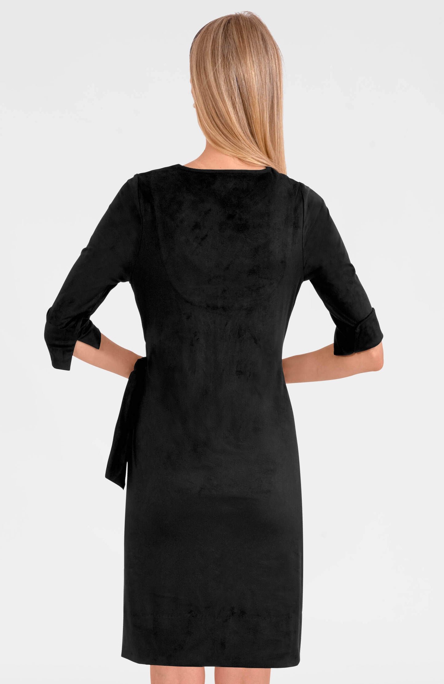 Cinch & Tie Dress - Ultra Suede