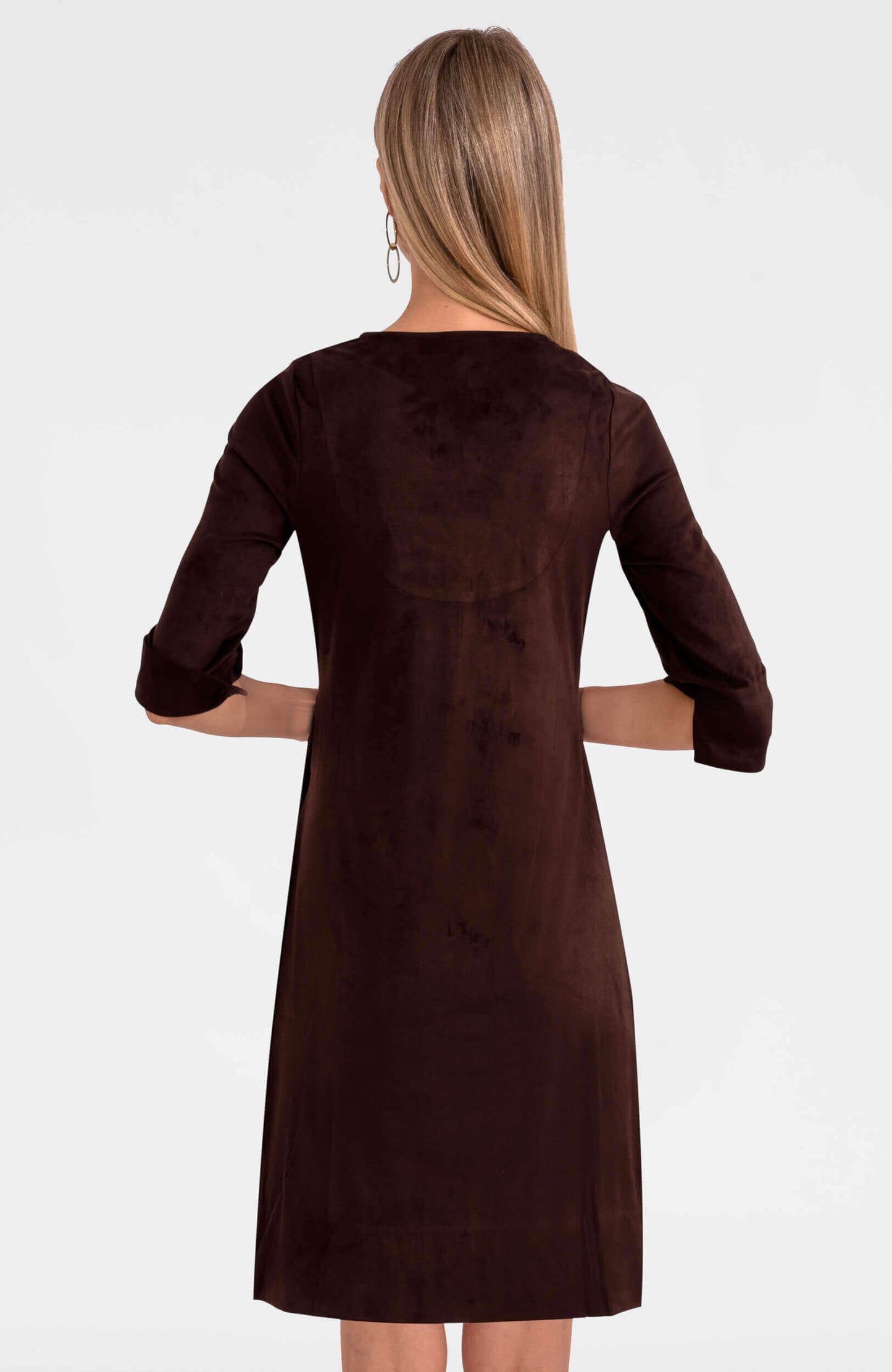Cinch & Tie Dress - Ultra Suede