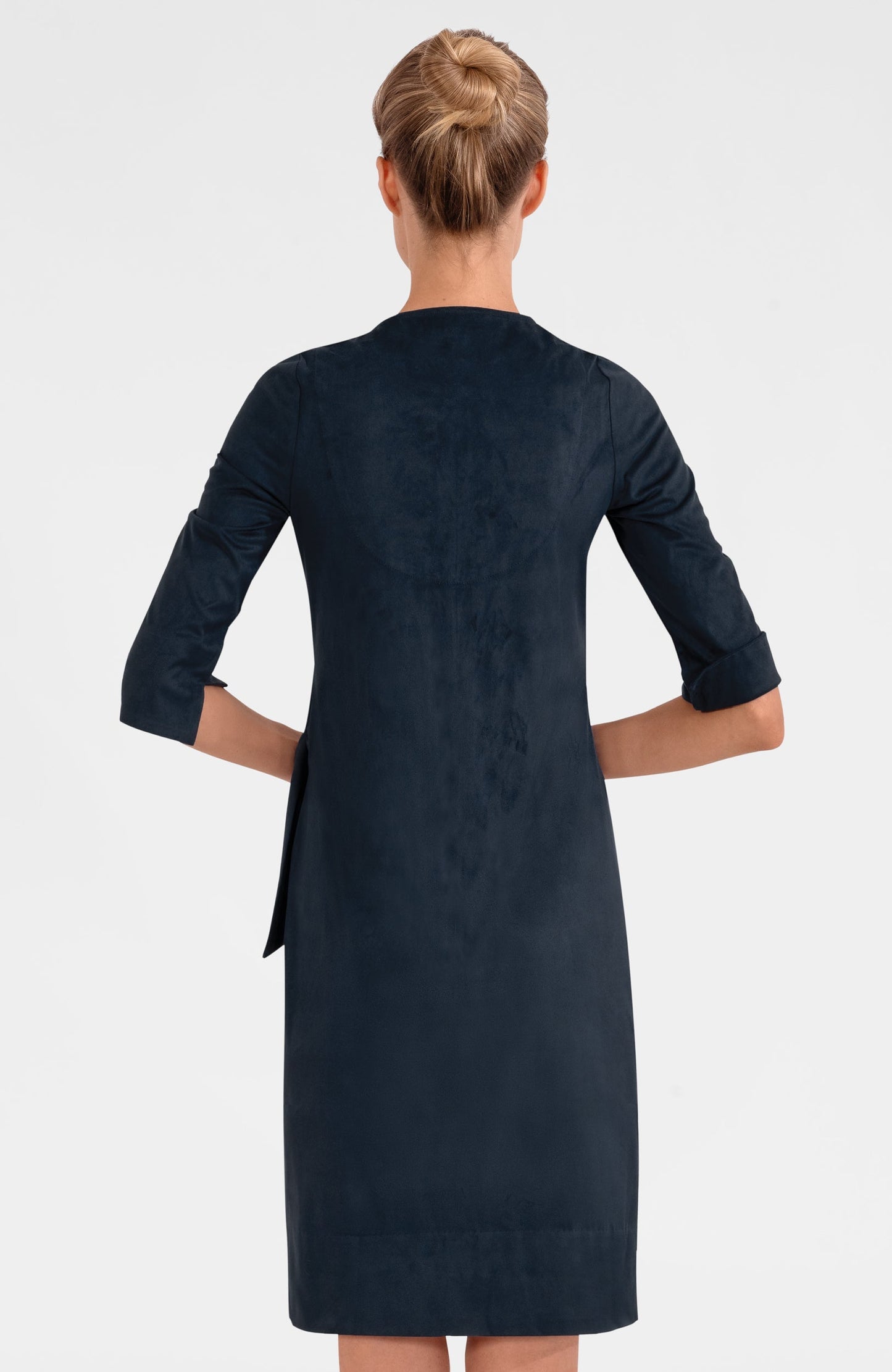 Cinch & Tie Dress - Ultra Suede