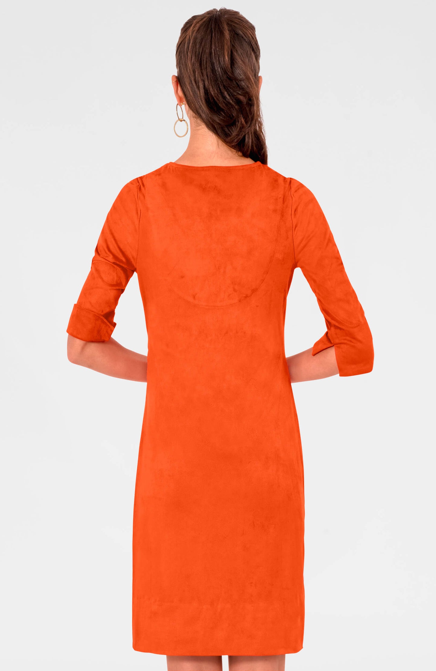 Cinch & Tie Dress - Ultra Suede