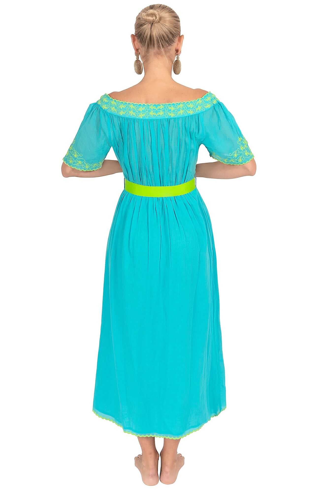 Cotton Embroidered Midi/Maxi Dress - Brideshead
