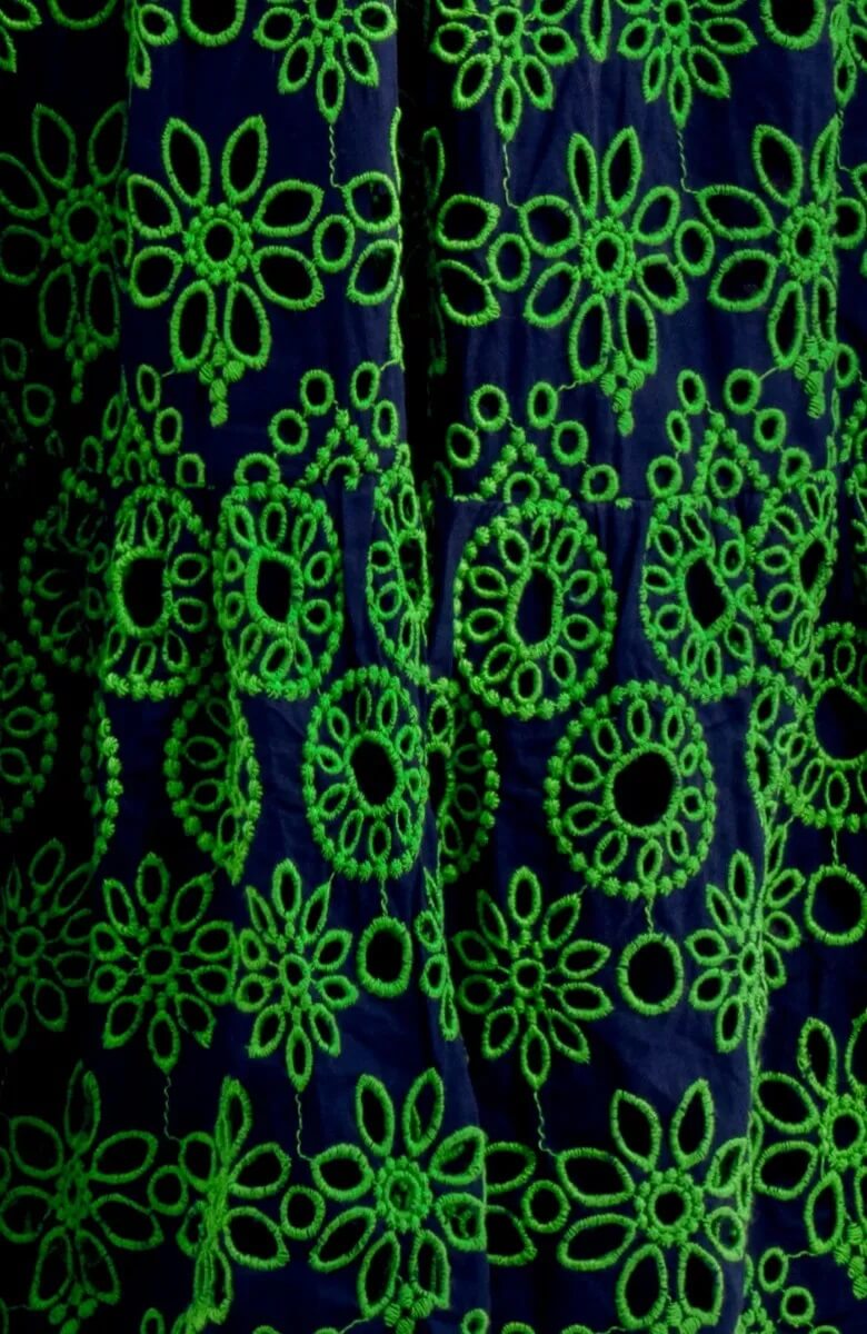 Little Bo Peep Midi Dress - Contrast
