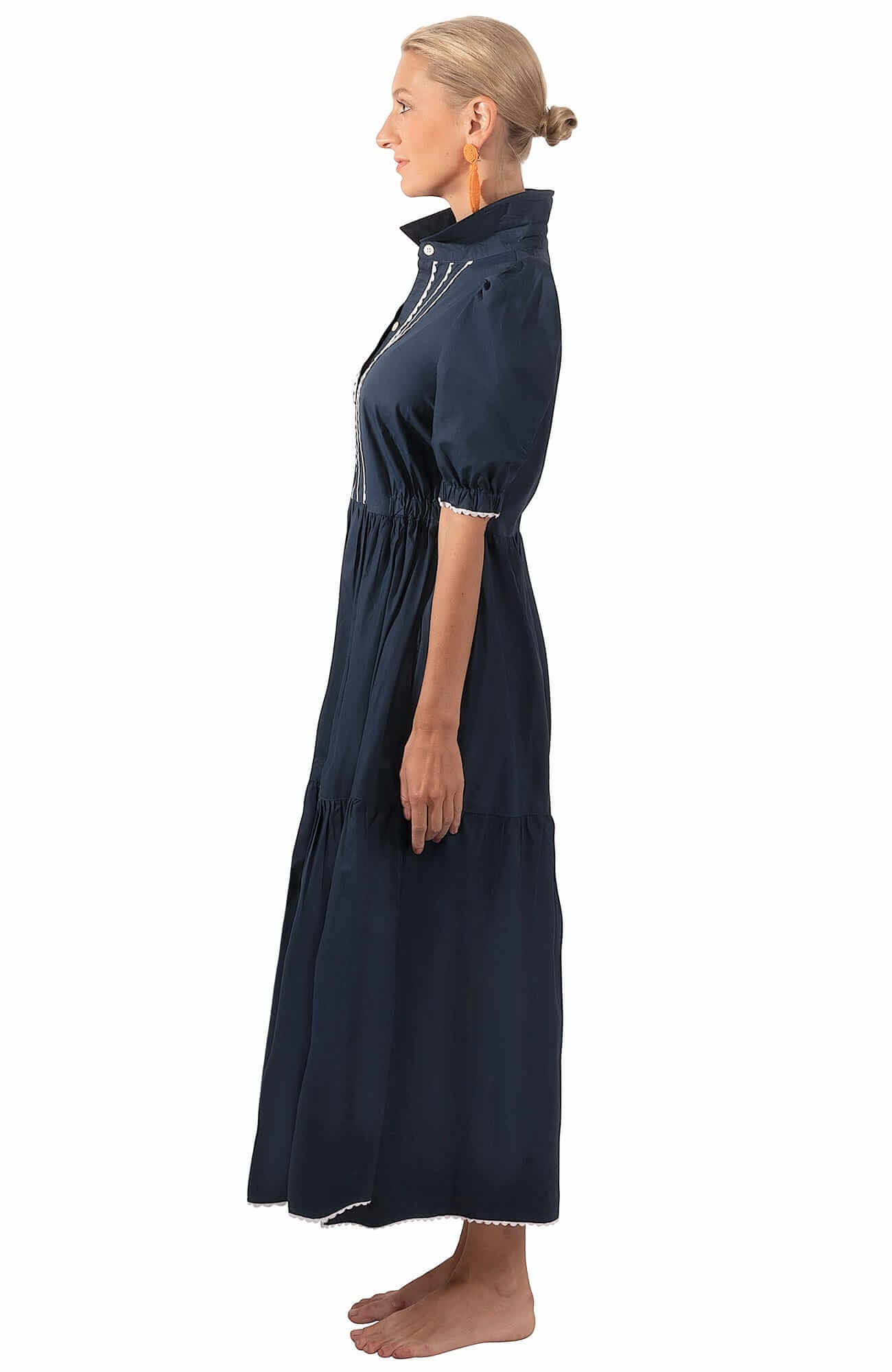 Cotton Ric Rac Roc Midi/Maxi Dress