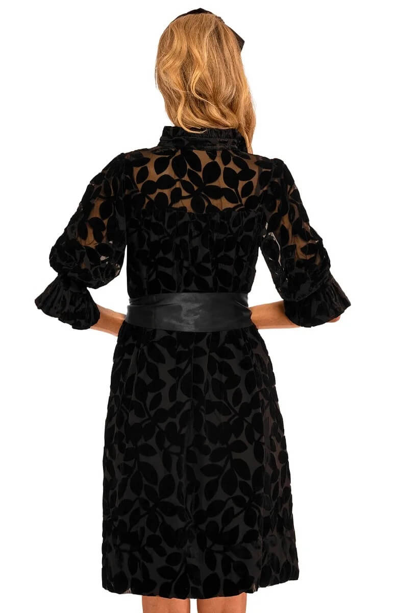 Outta Sight Tunic Dress - Luxe Leaf Velvet