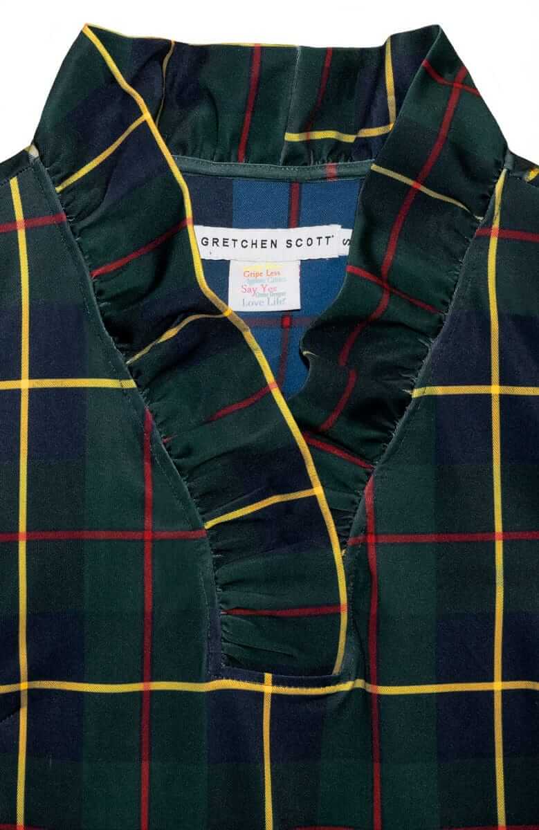 Jersey Ruffneck Dress - Plaidly Cooper