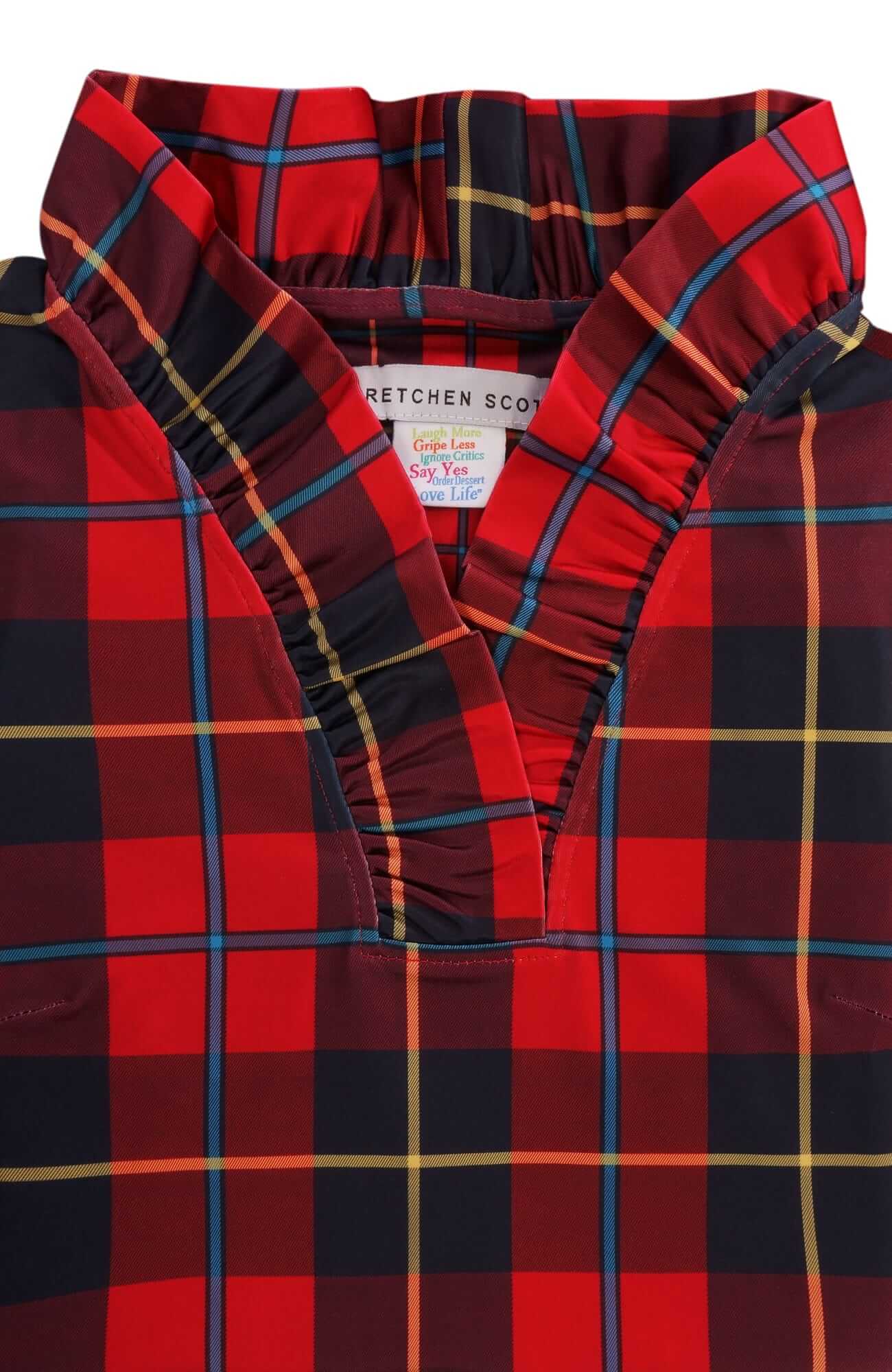 Jersey Ruffneck Dress - Plaidly Cooper