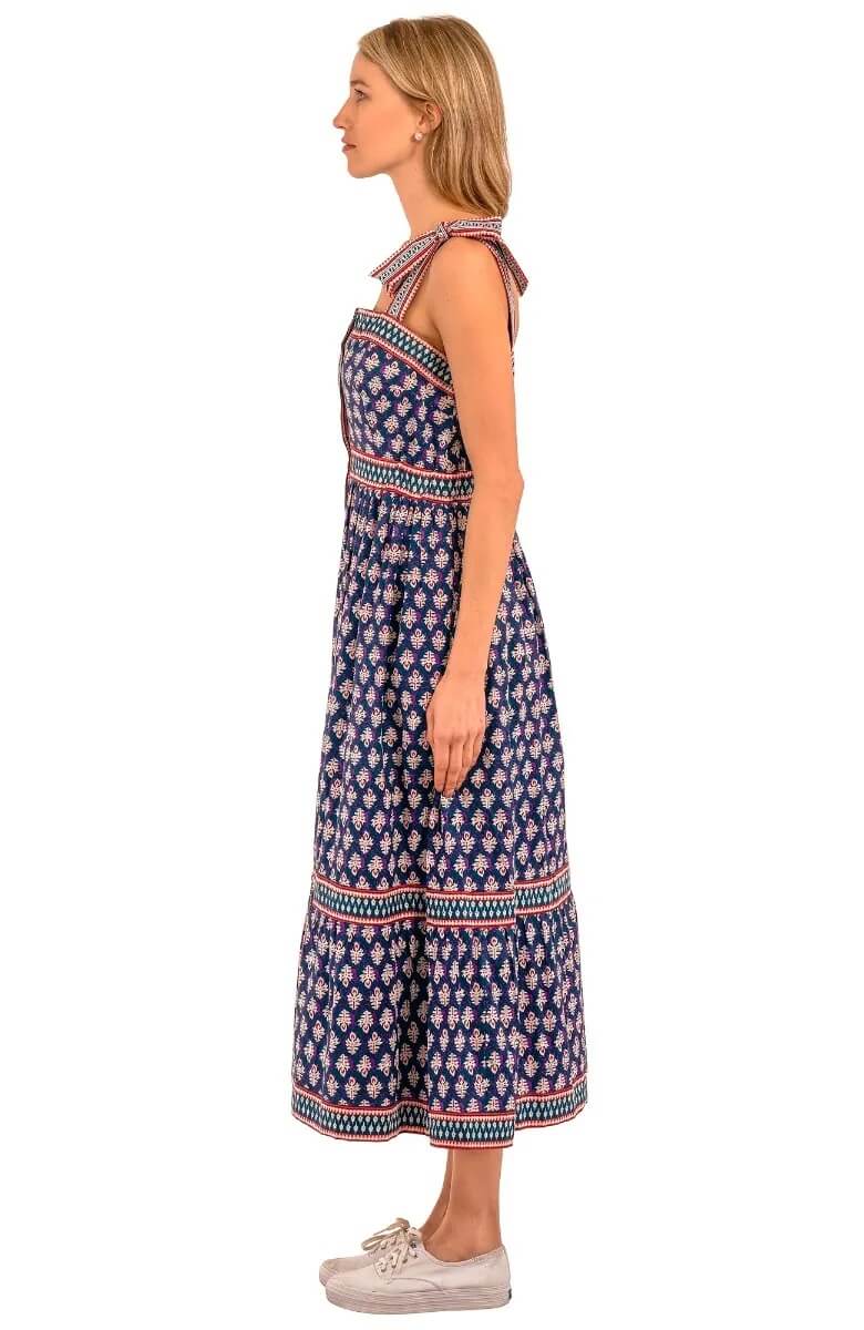 Cotton Fun In The Sun Dress - Wonderful Wisteria