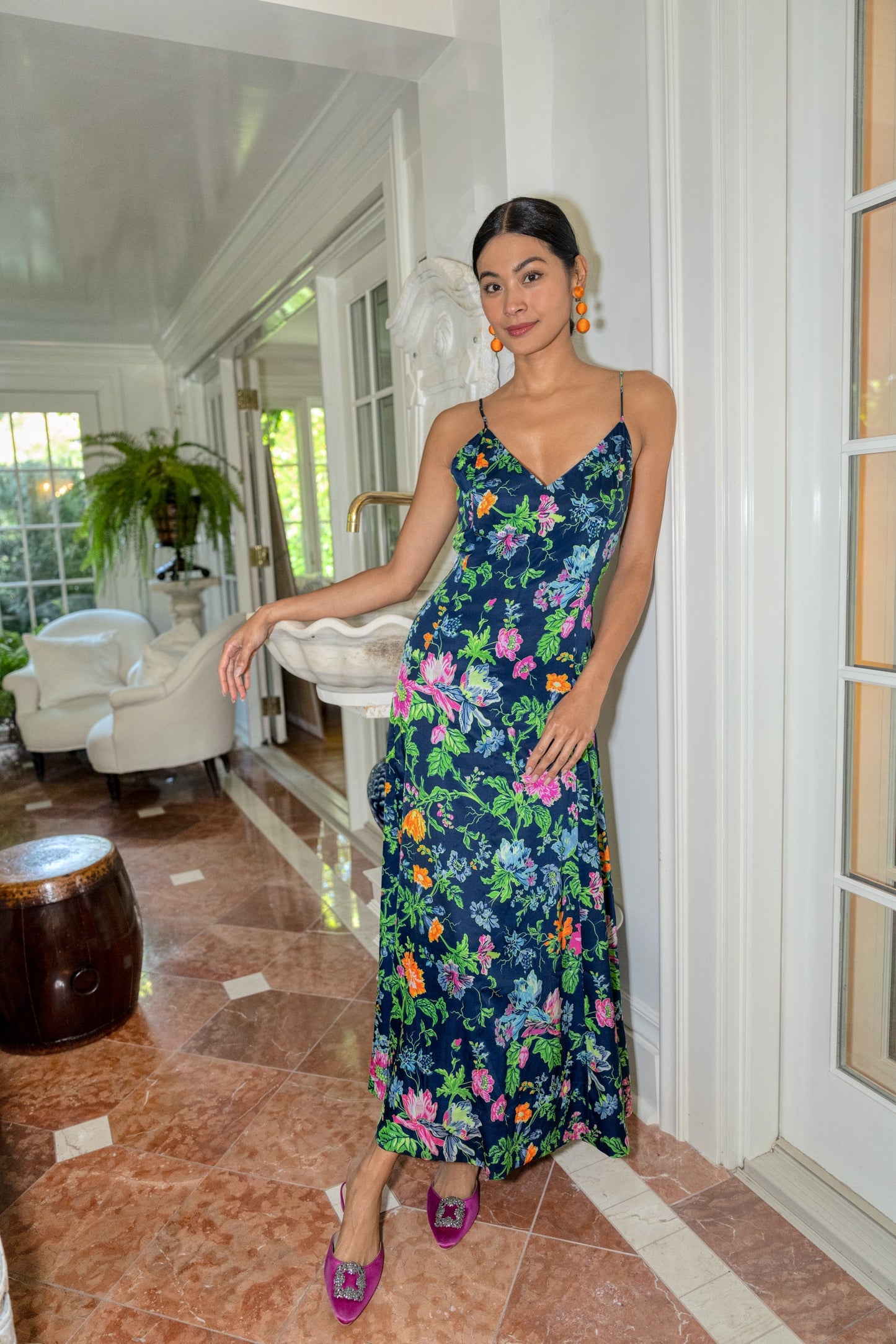 Sway & Twirl Dress - English Garden