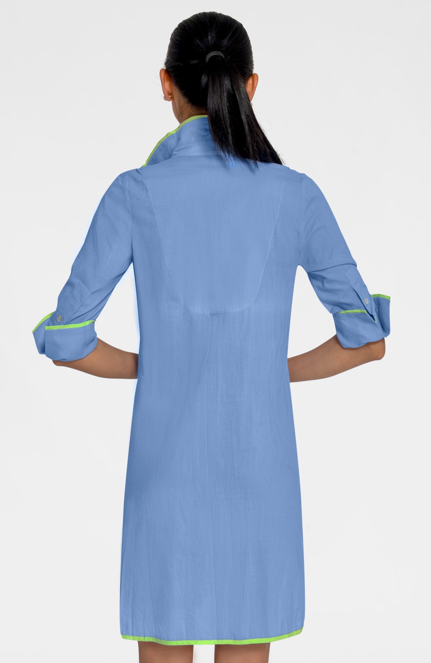 Shirt Tails Short Dress - Cotton