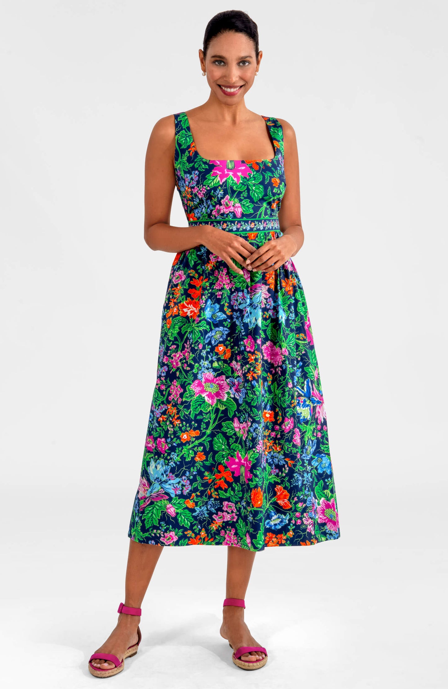 Easy Peasy Dress - English Garden