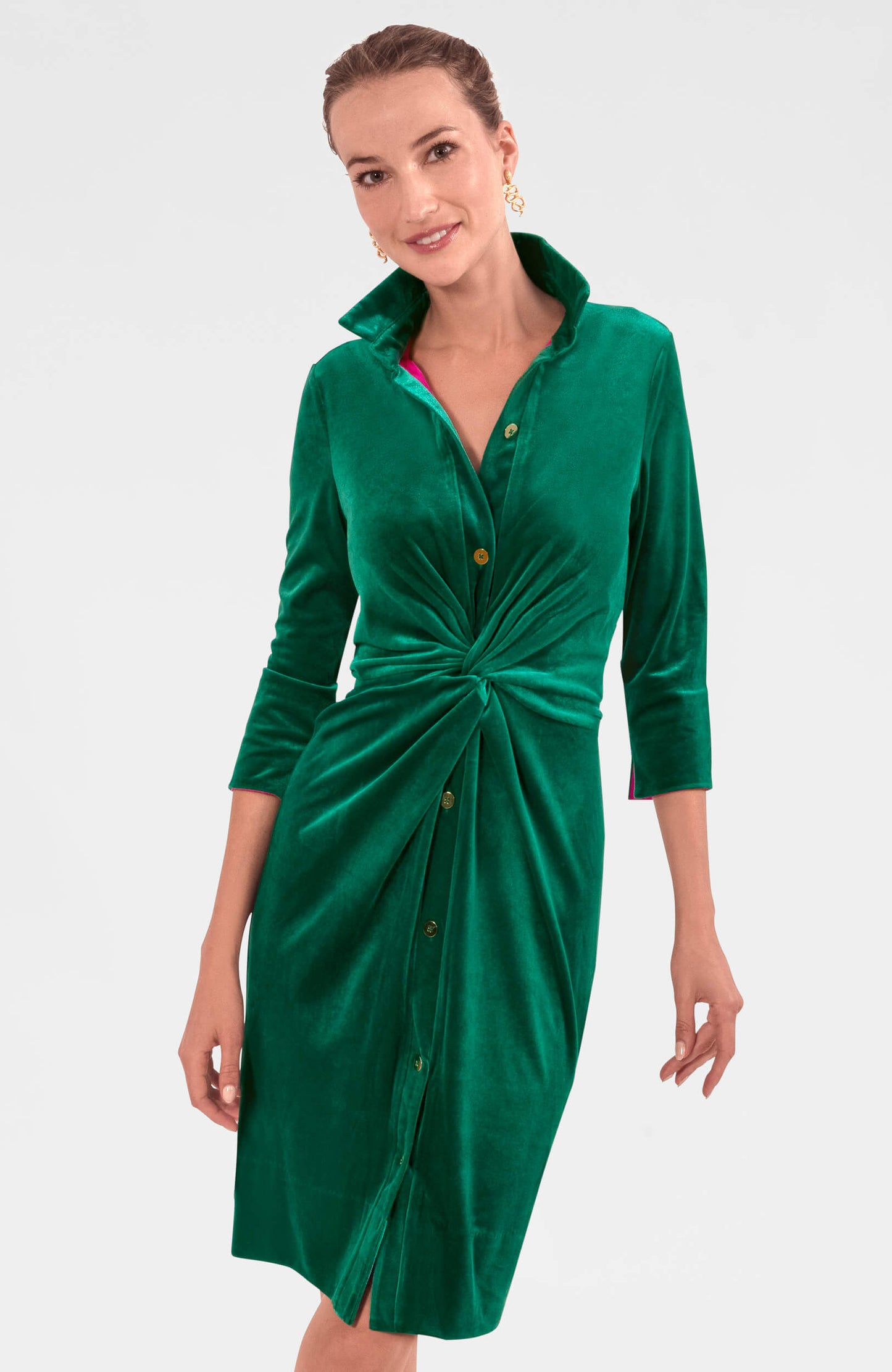 Twist & Shout Dress - Silky Velvet