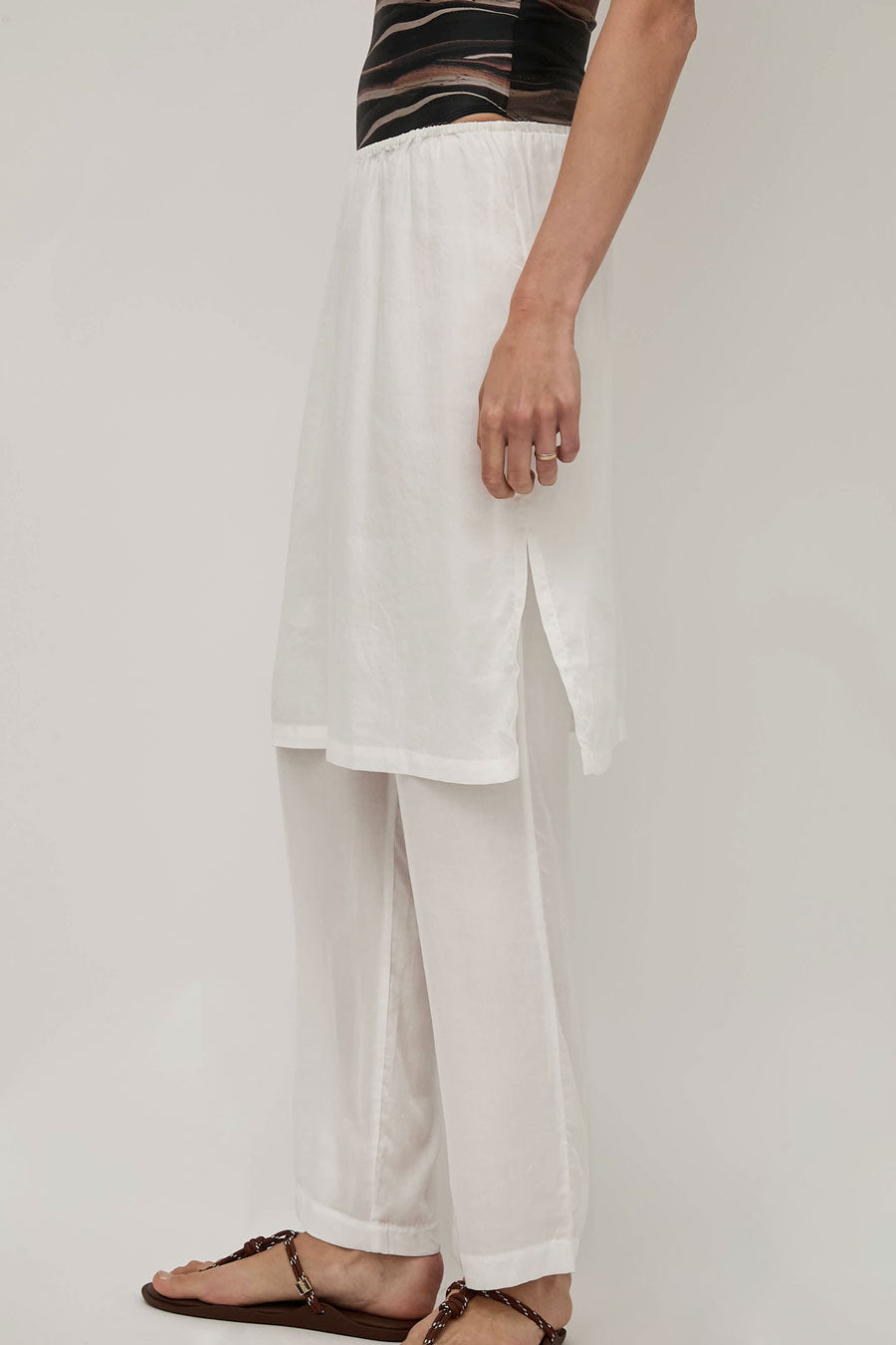 Hakea Shay Skirt Pant in White