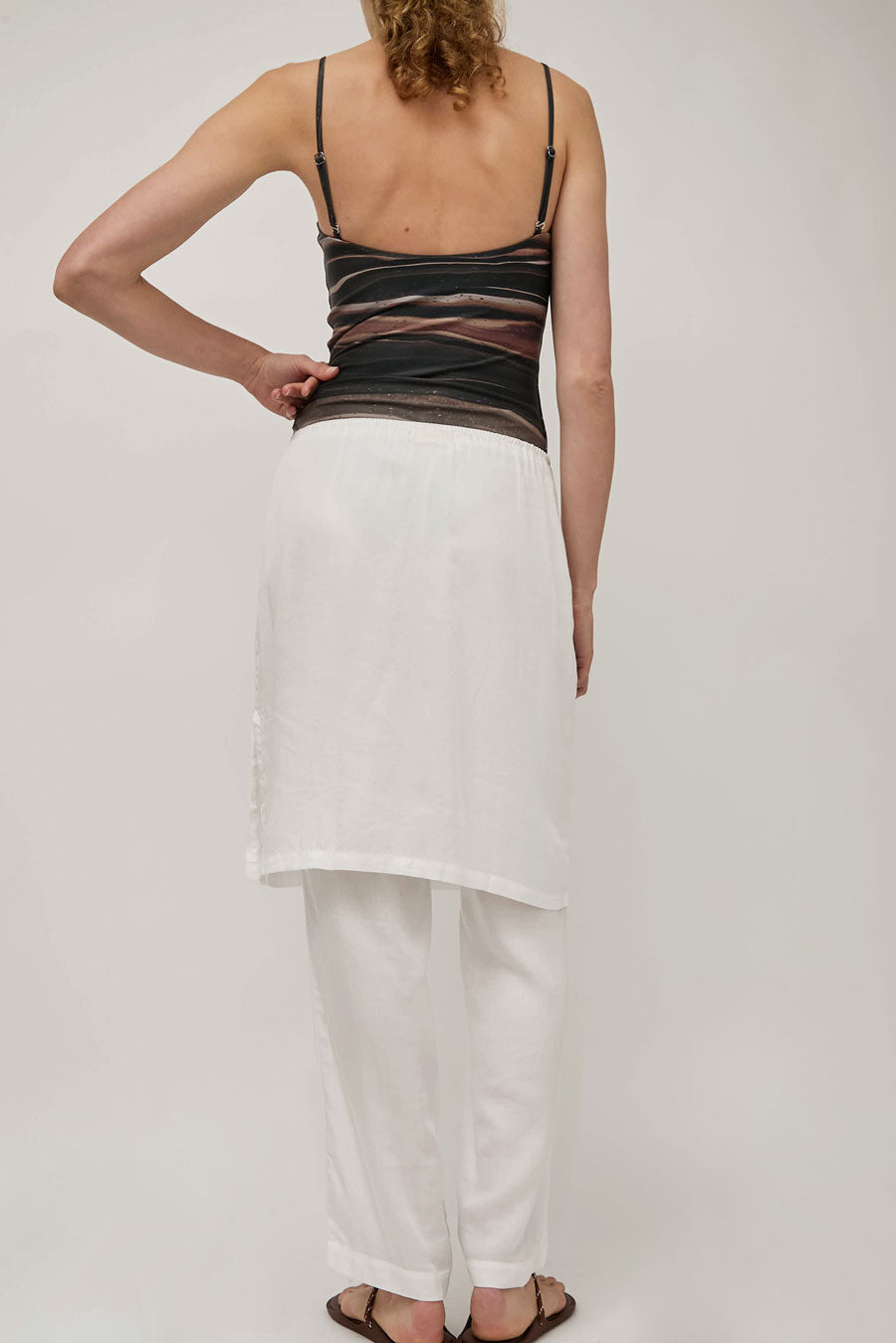 Hakea Shay Skirt Pant in White