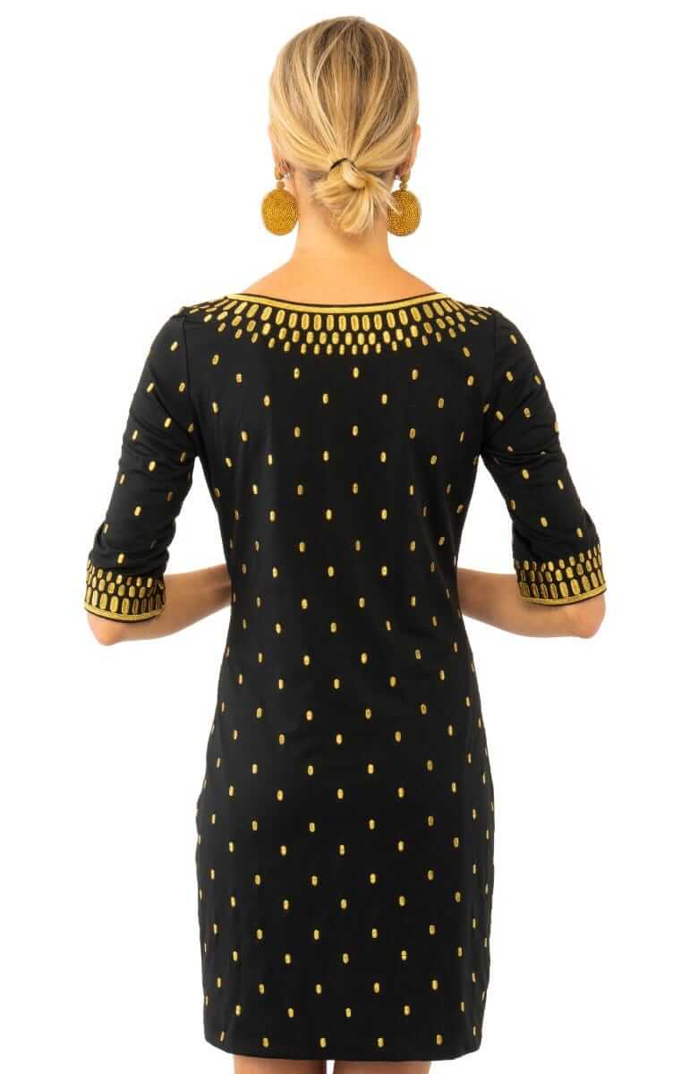 Jersey Embroidered Dress - Rocket Girl