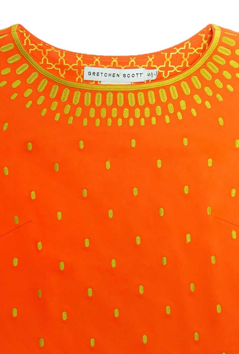 Jersey Embroidered Dress - Rocket Girl