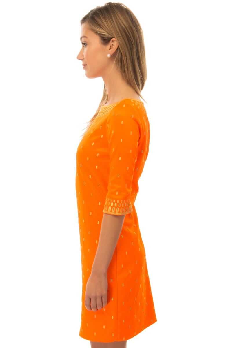 Jersey Embroidered Dress - Rocket Girl