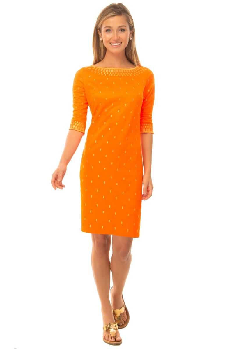 Jersey Embroidered Dress - Rocket Girl
