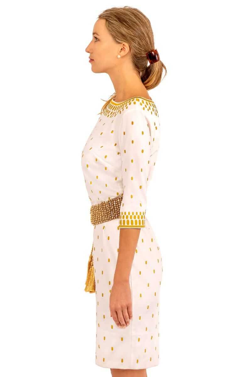 Jersey Embroidered Dress - Rocket Girl
