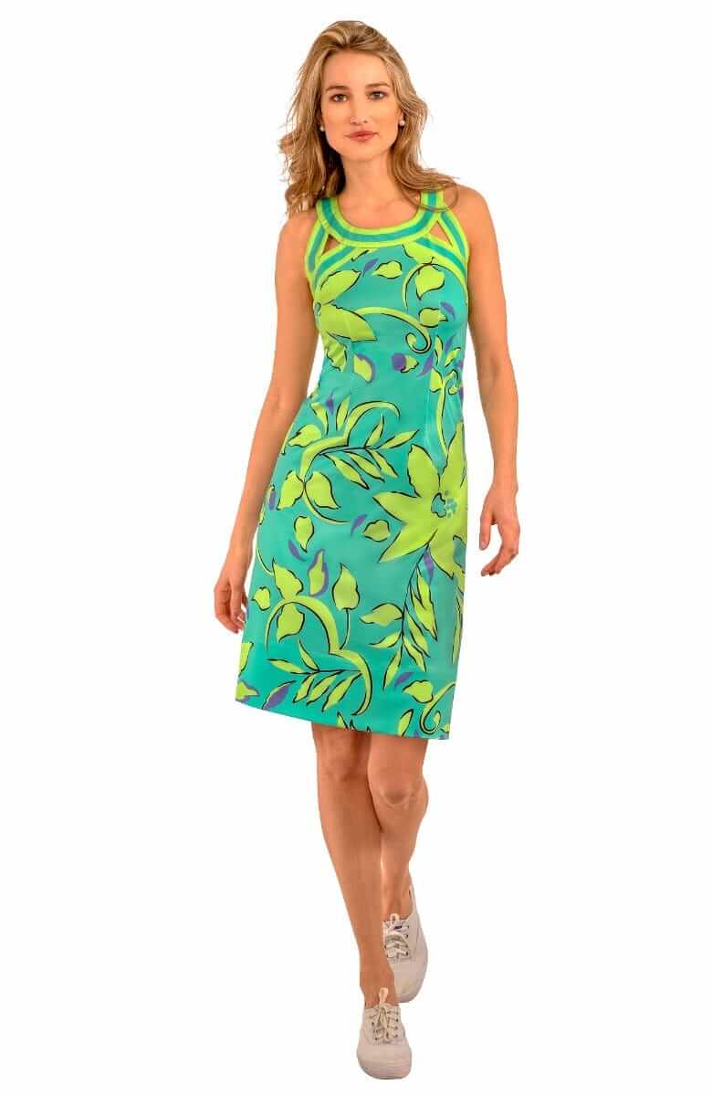 Jersey Isosceles Dress - Full Bloom