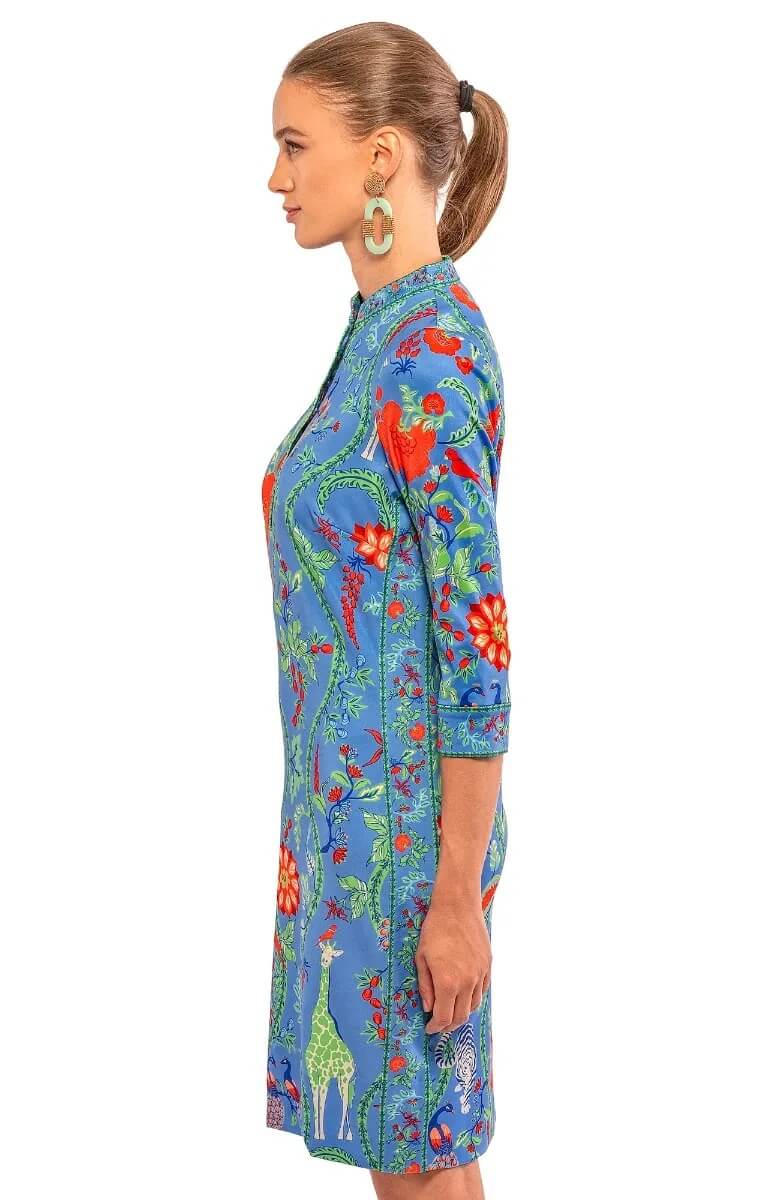 Mandarin Dress - Jungle Symphony