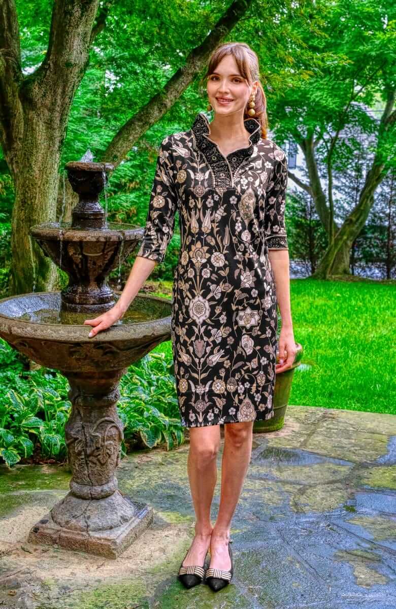 Ruffneck Dress - Topkapi