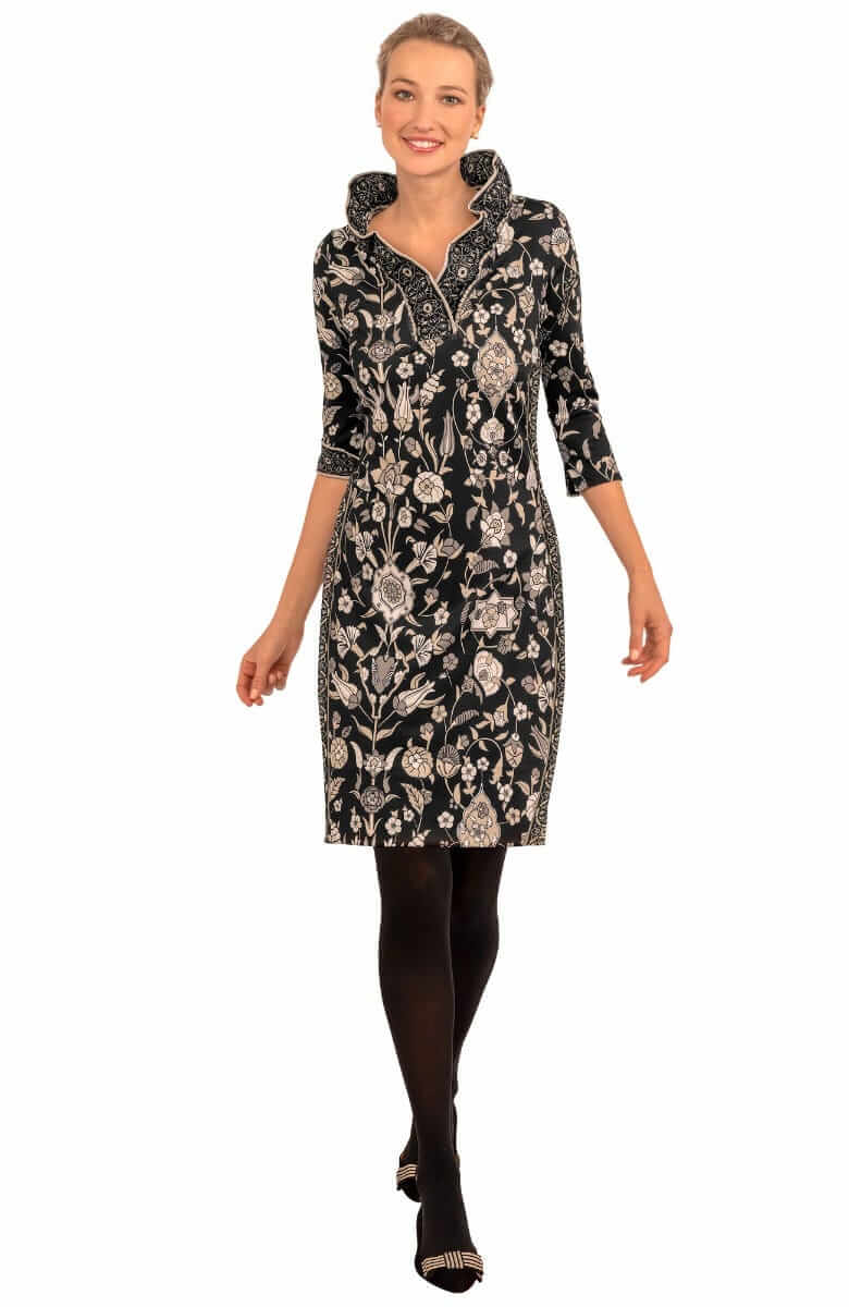 Ruffneck Dress - Topkapi