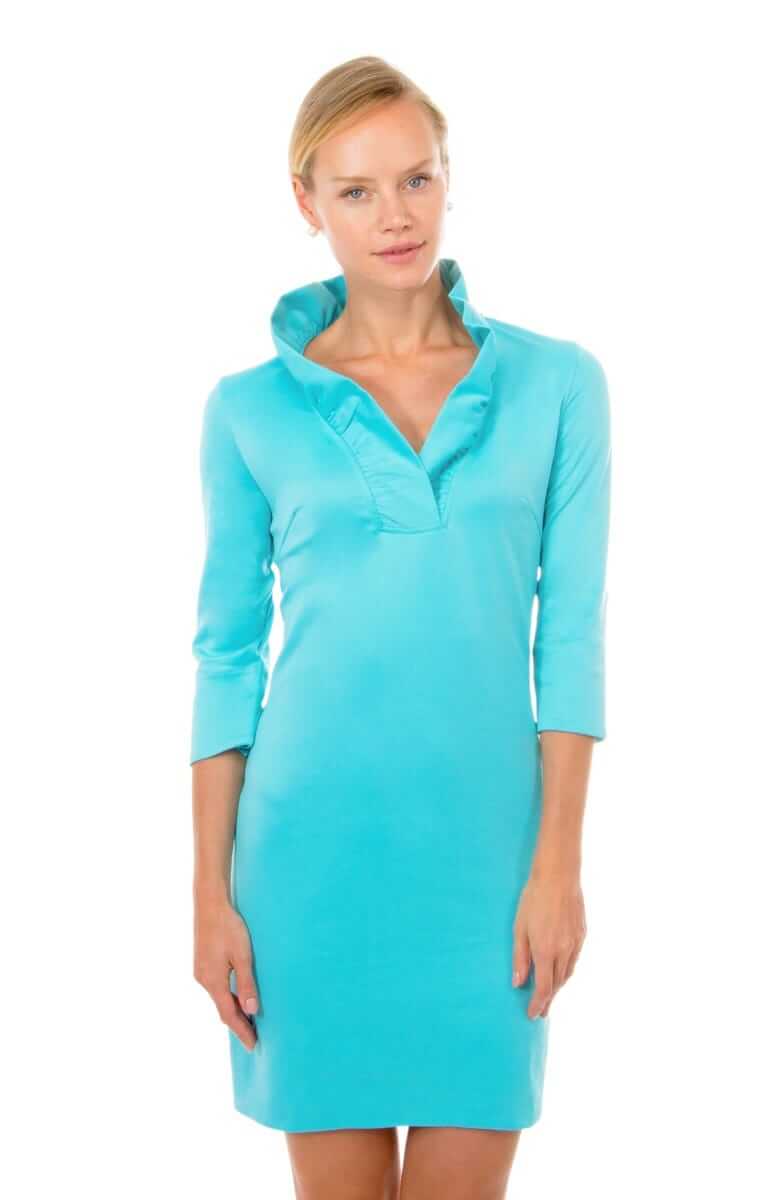 Ruffneck Dress - Solid
