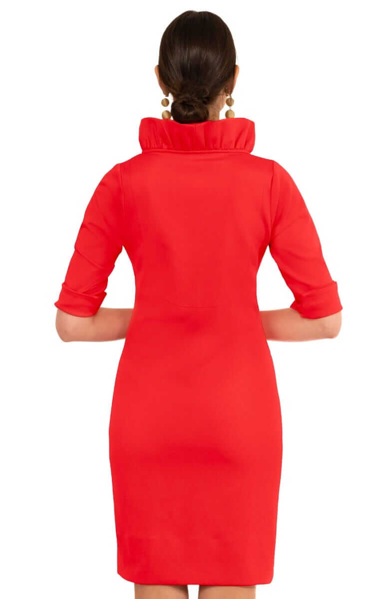 Ruffneck Dress - Solid