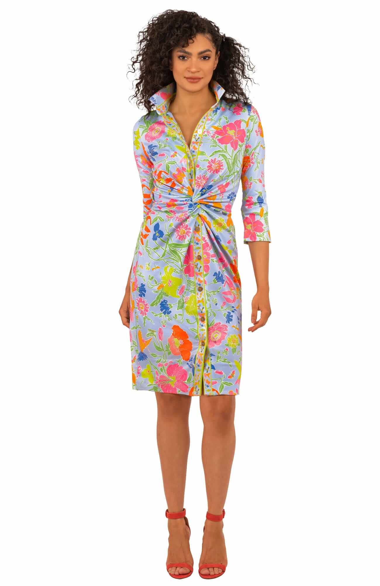 Jersey Twist & Shout Dress - Birds And The Bees