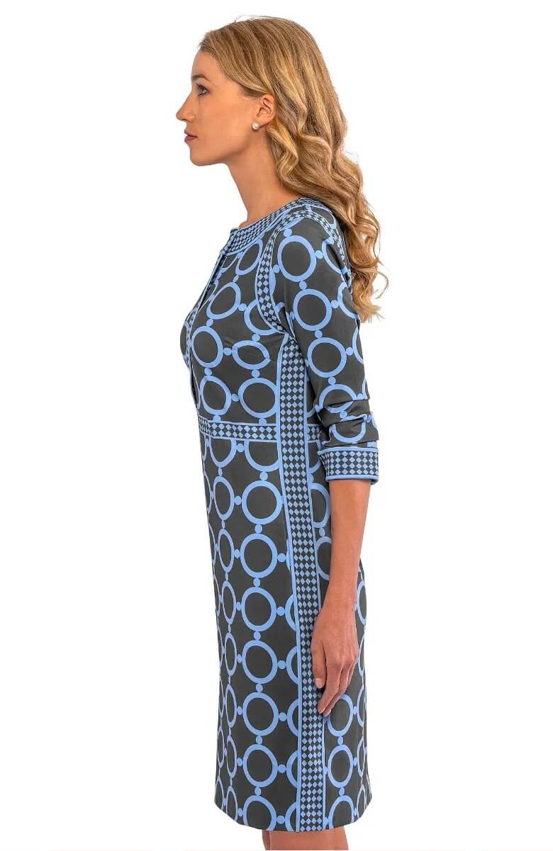 Trimmed Up Dress - Dip & Dot