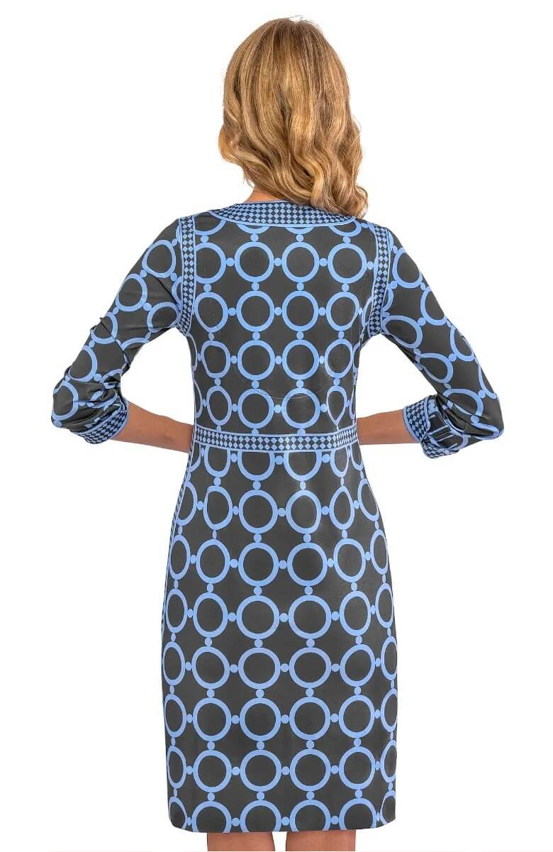 Trimmed Up Dress - Dip & Dot