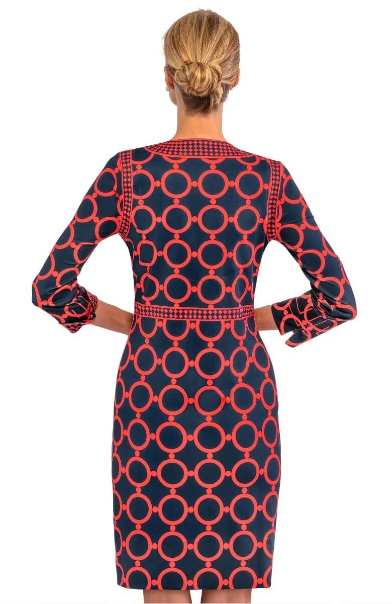 Trimmed Up Dress - Dip & Dot