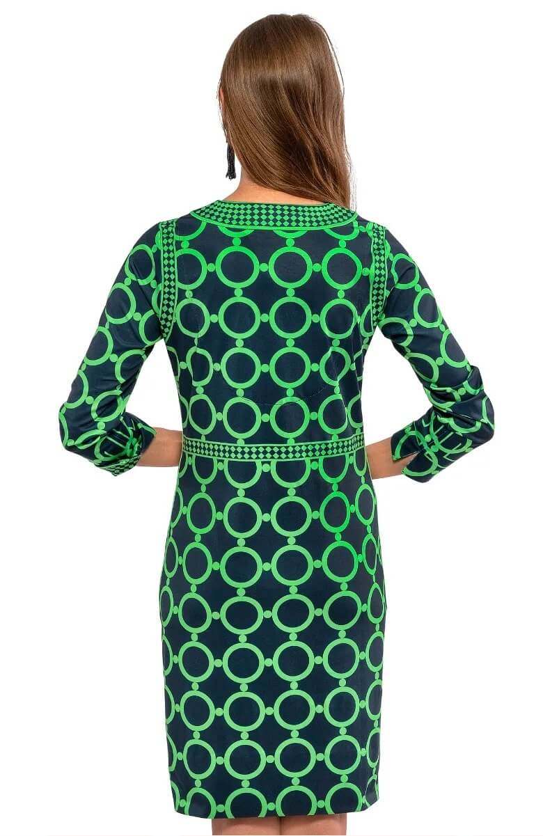 Trimmed Up Dress - Dip & Dot