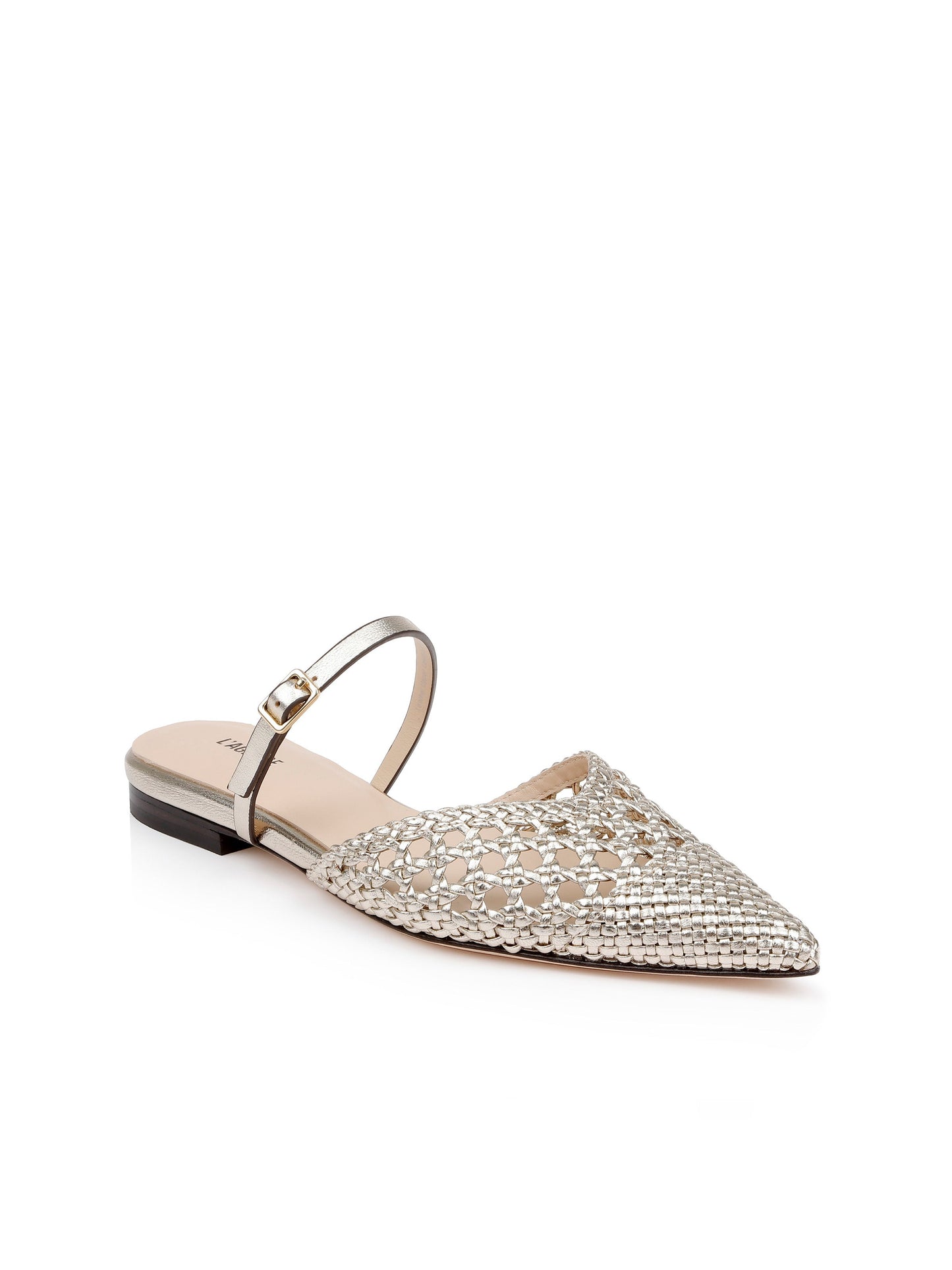 Jacklyn Leather Flat Mule