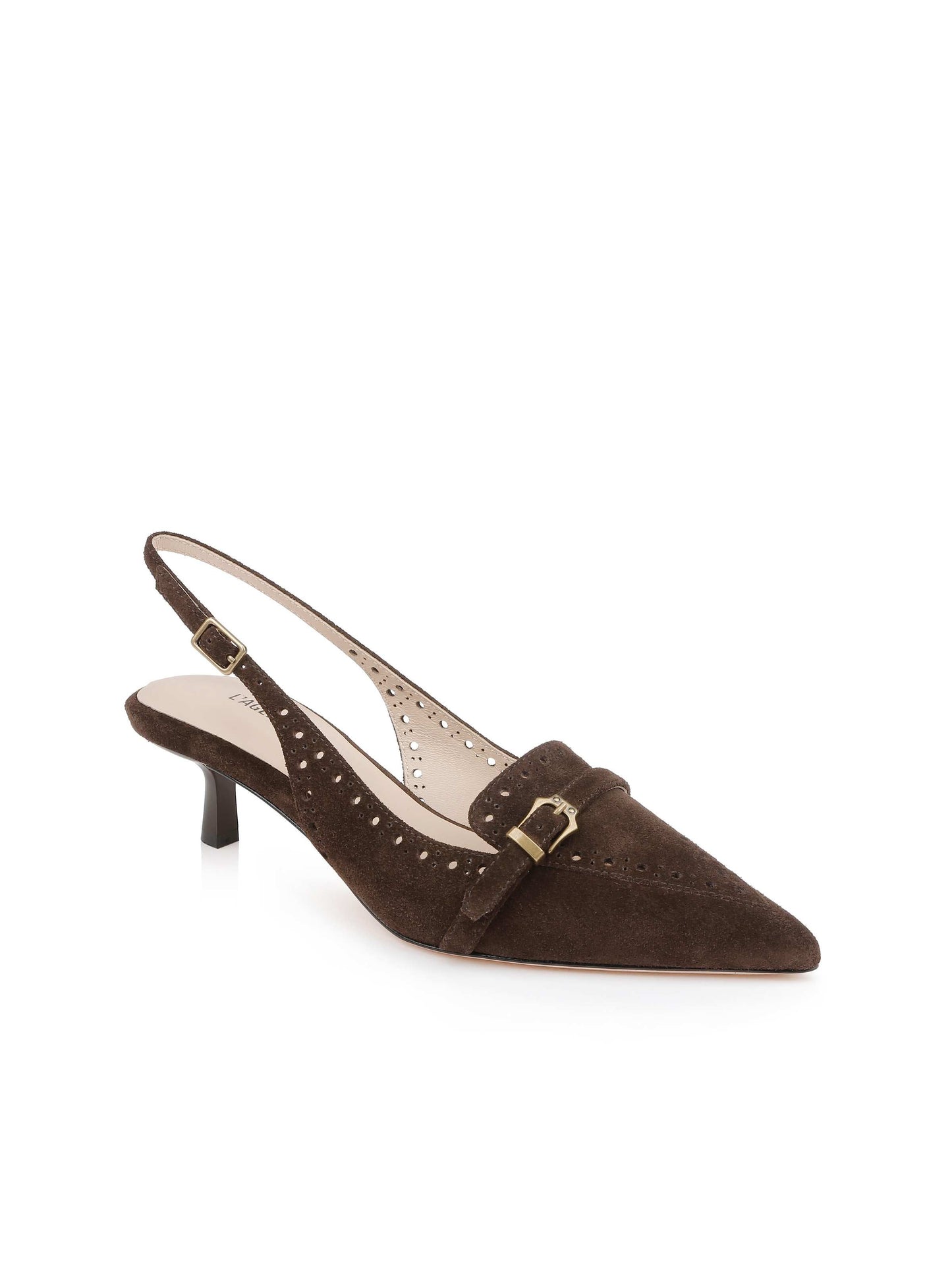 Lourdes Suede Slingback Pump