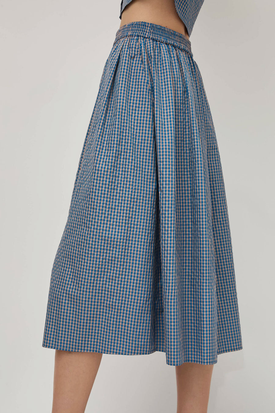 No.6 Mel Skirt in Blue Gingham