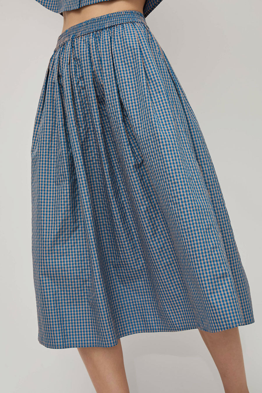 No.6 Mel Skirt in Blue Gingham
