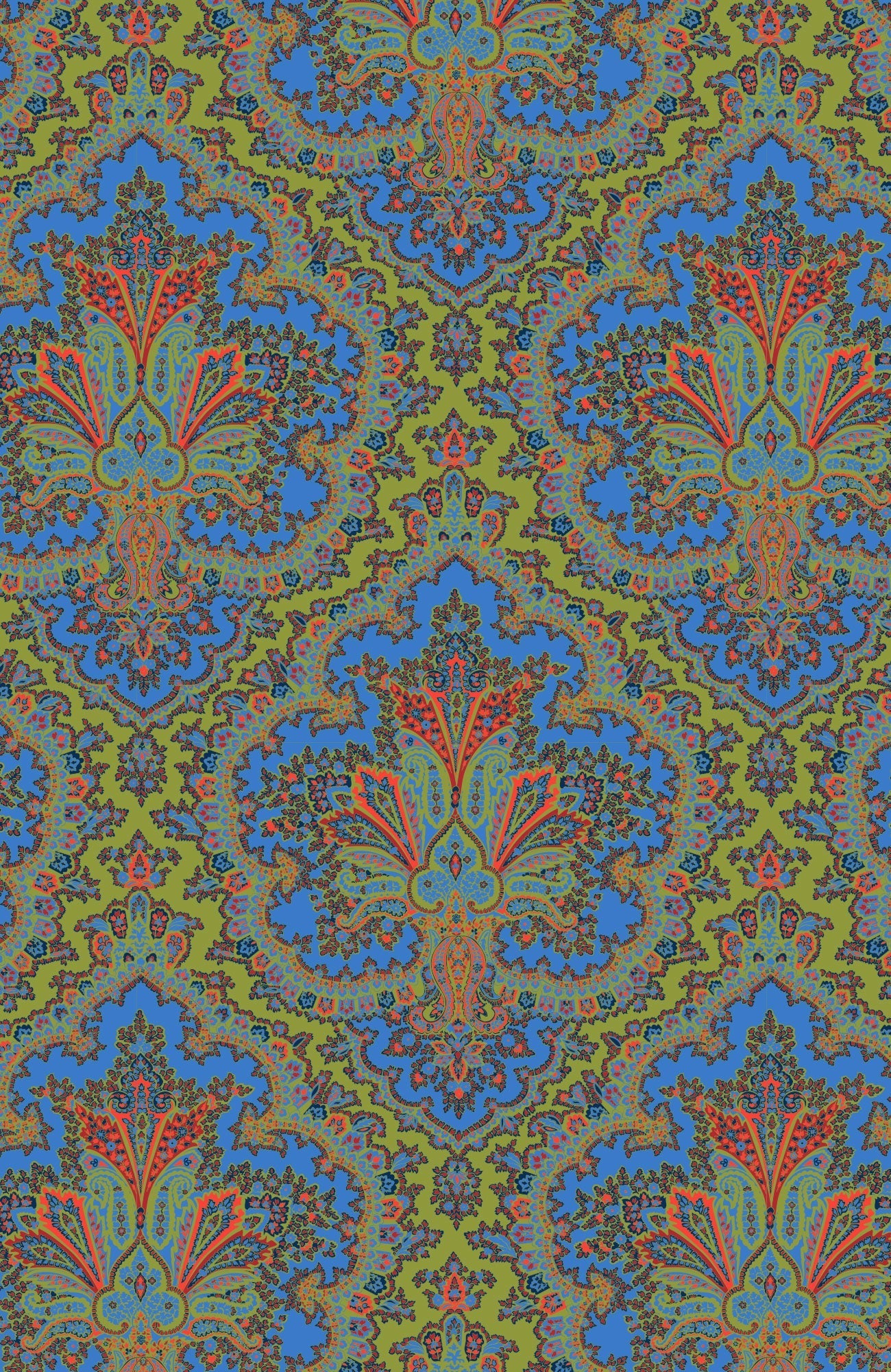 Scorching Hot Top - Passion Paisley