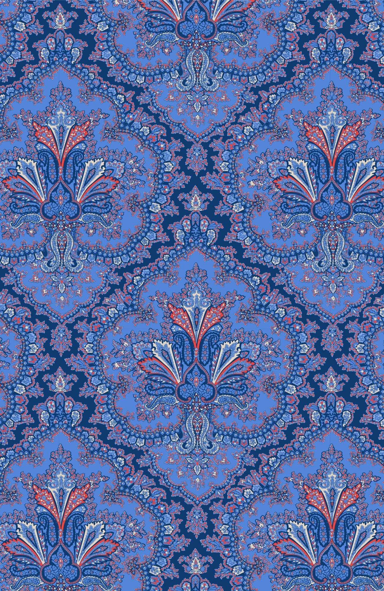 Scorching Hot Top - Passion Paisley