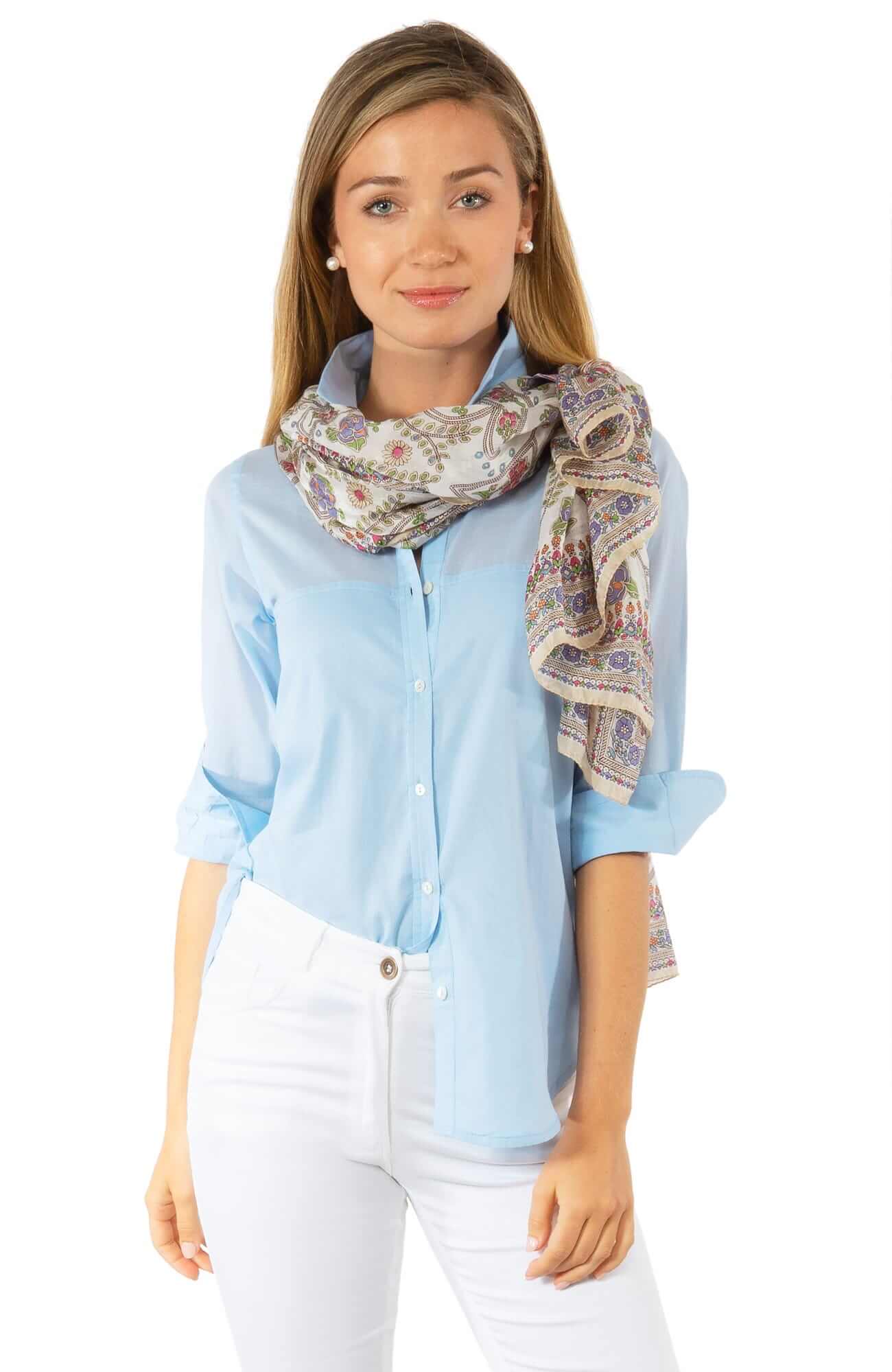 Sleek Voile Top