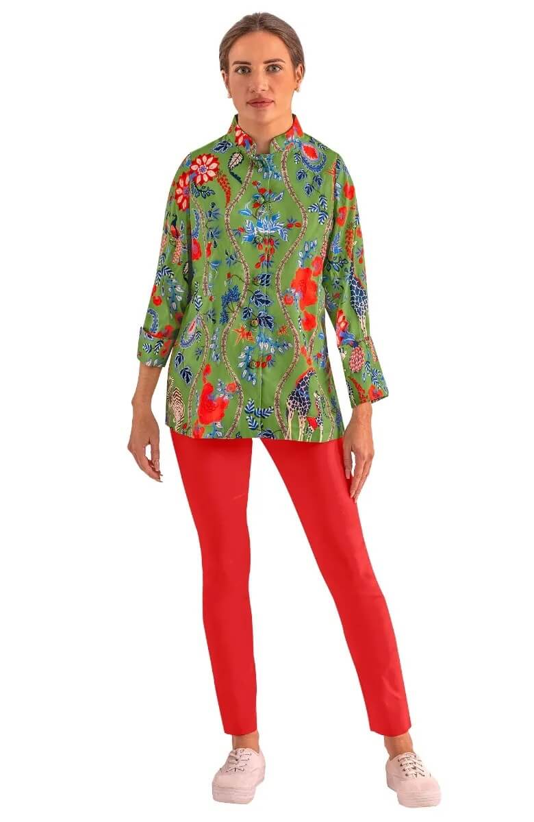 Forget Me Knot Top - Jungle Symphony